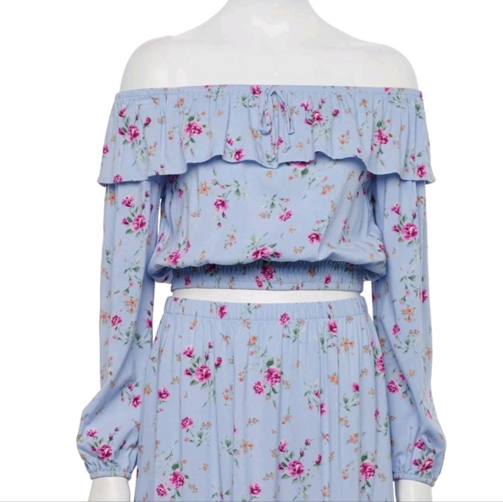 Floral Off The Shoulder Top